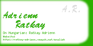 adrienn ratkay business card